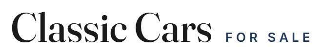 Classic Cars For Sale